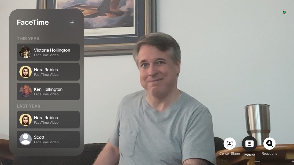 tvOS 17 beta 1 FaceTime preview