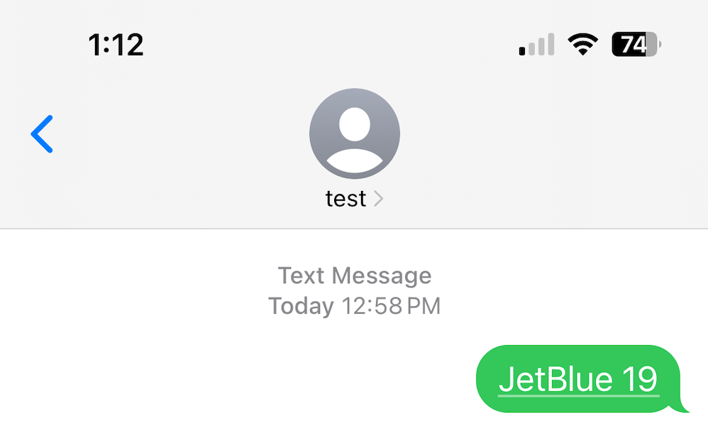 Flight Tracker iMessage